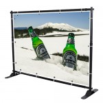 Telescoping Backdrop Black